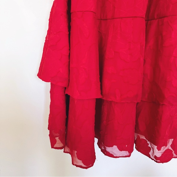 Lulu's Red Sleeveless High Low Dress - Picture 4 of 7